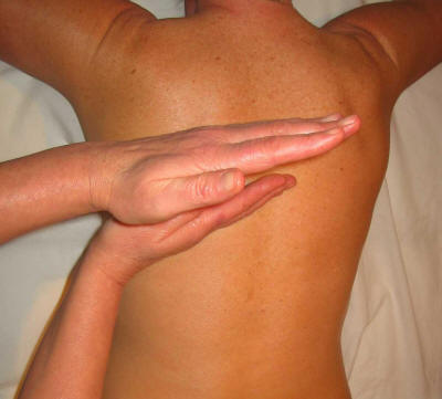 Tapotement: One of the five Swedish massage movements.